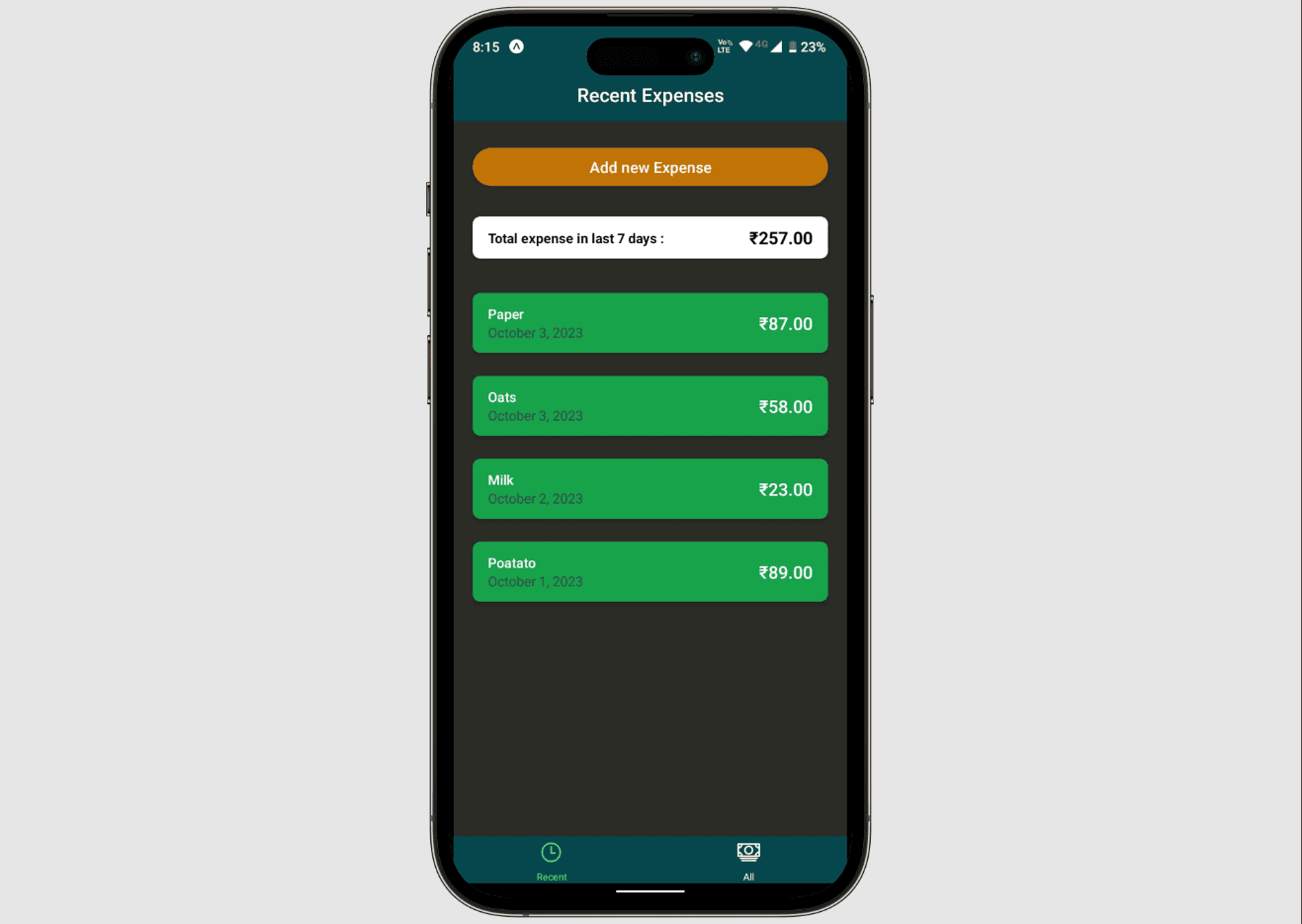 Expense Tracker